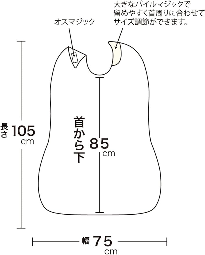 Footmark Long Lasting Large Meal Apron, One Size, Blue 403720 - NewNest Australia