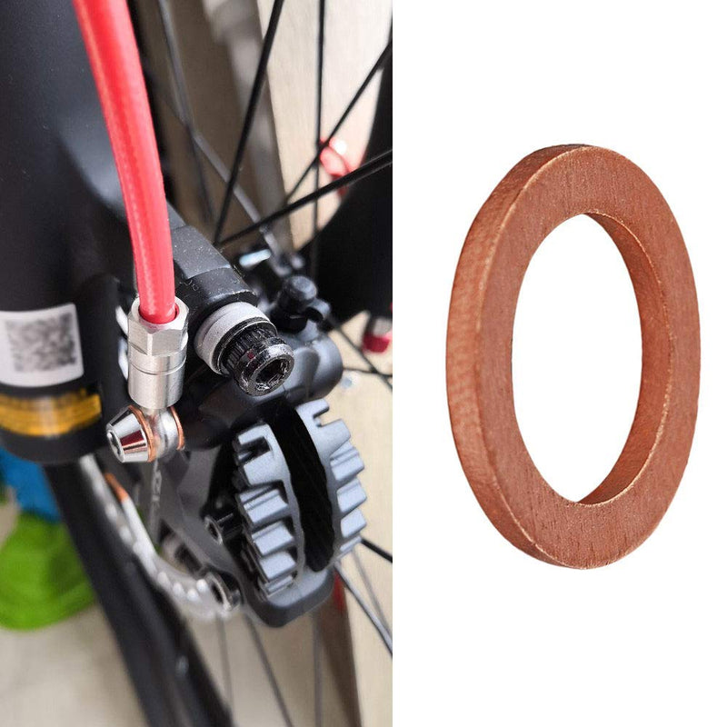HIFROM 25pcs M12 Copper Washers Flat Ring Sump Plug Oil Seal Gasket Sealing Fitting Washers - NewNest Australia