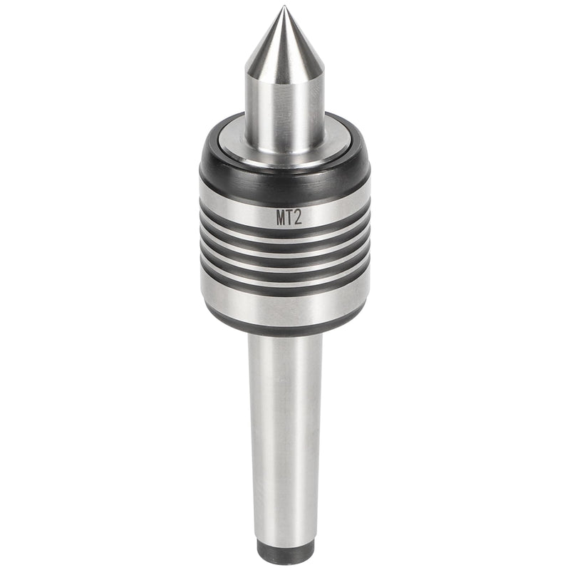 Heavy Duty MT2 Live Center, 2MT 60 Degree Morse Taper Precision Lathe Medium Duty Live Tailstock Center for Wood & Metal Lathe CNC Work MT2 Live Centers