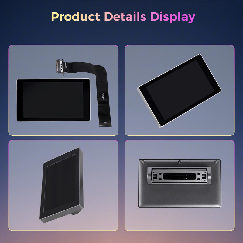 Creality Official K2 Plus Display Screen Kit, Original 480x800 Pixel LCD K2 Plus Touchscreen Kit, 4.3" HD Touch Panel Kit, Durability and Quick Replacement Parts for Creality K2 Plus 3D Printer
