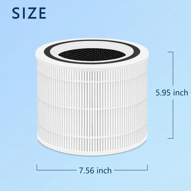Replacement Filter Compatible with OLIXIS JHQ-D22-WT,BKJ-22G Air Purifier