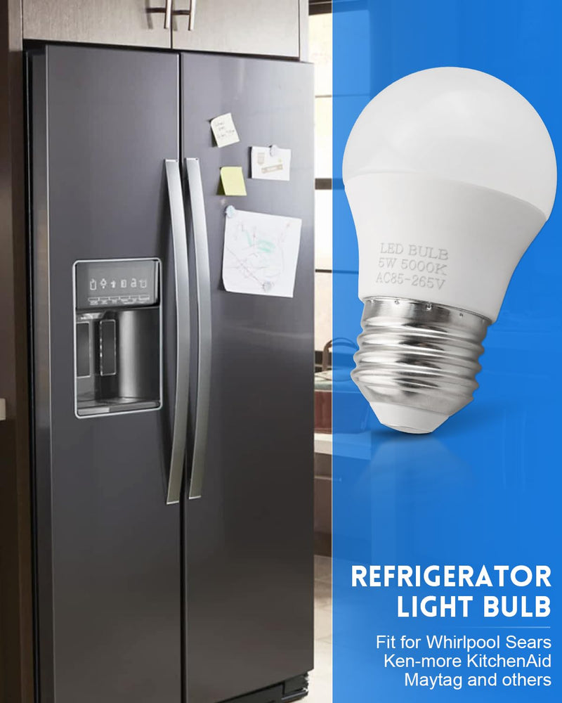 W11338583 W11043014 W10565137 W10745744 W11196500 Refrigerator LED Light Bulb Lamp Fit for Whirlpool Freezer and Others 1 Pack