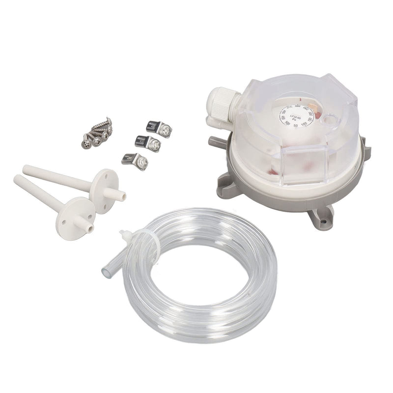 Hvac Differential Pressure Switch Pressure Differential Switch | Waterproof Heating Ventilation Furnace Vent Air Pressure Switch 50~500pa Sense 20pa Differential Pressure(LF32-05) Lf32-05