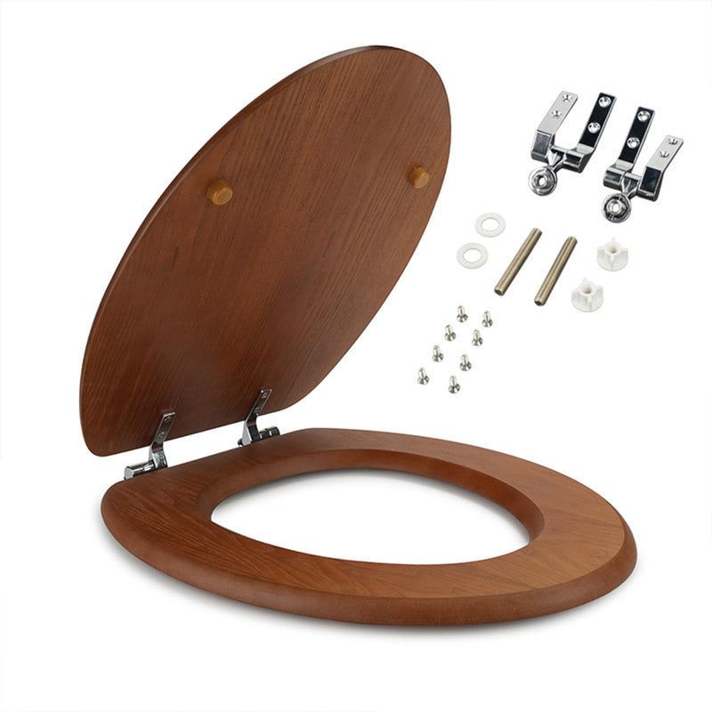 INCREWAY Toilet Seat Hinges, Universal Toilet Seat Sturdy Hinge Replacement Parts Hinge Mountings with Bolts and Nuts Sturdy Toilet Seat Fittings