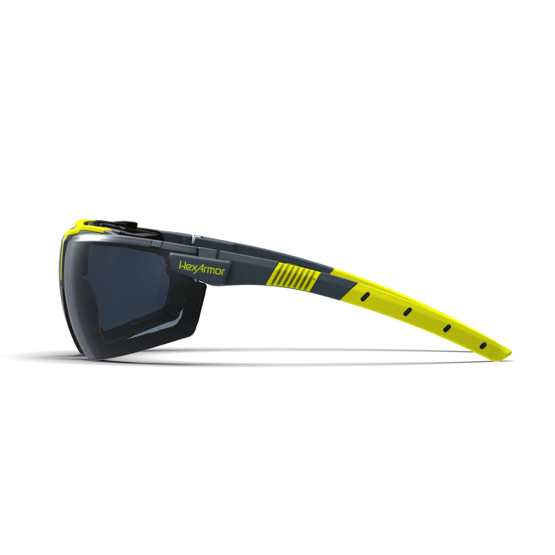 HexArmor VS300 Safety Glasses with Adjustable Side Arms Z87+ for Men and Women Single Variomatic