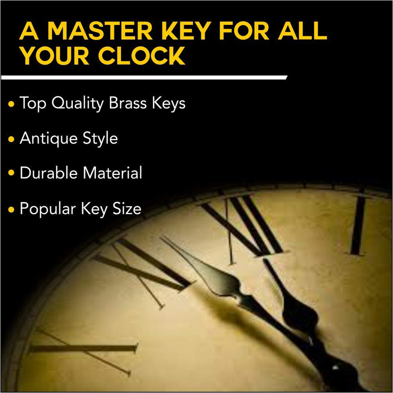 Brass Blessing Clock Winding Key - 5024