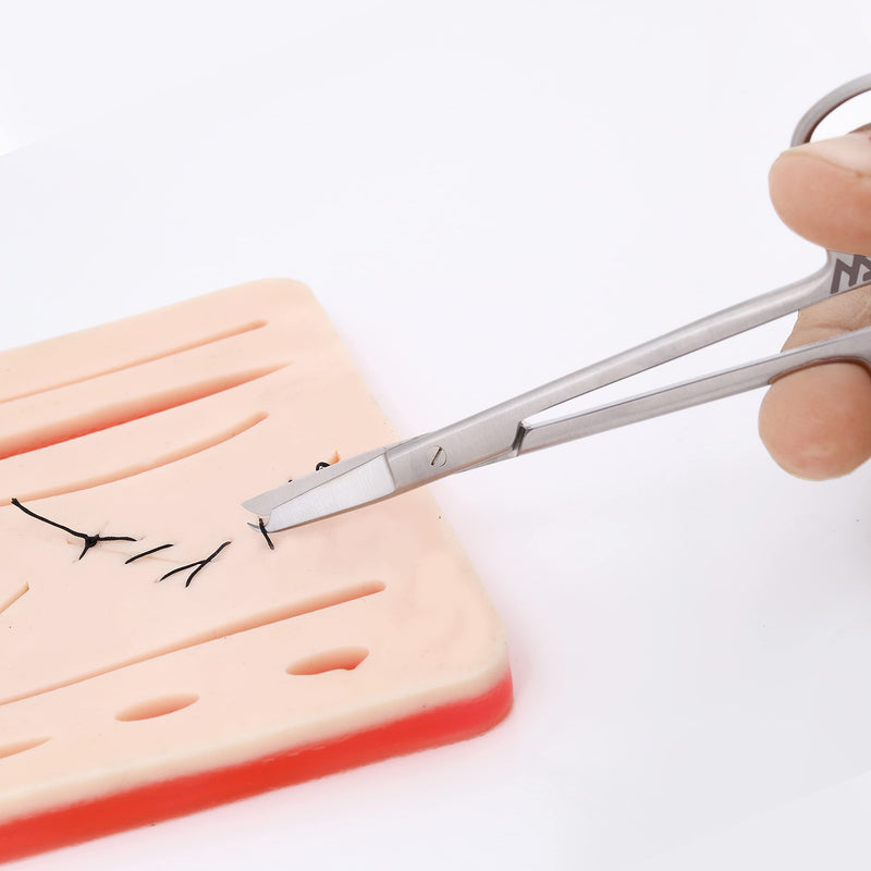 Premium Quality Suture Scissors with Extra Fine Sgarpness (11 CM) 11 CM