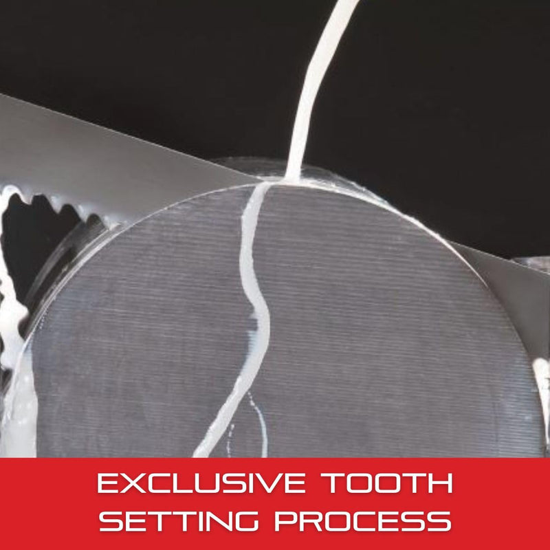Starrett Tennax Pro Bi-Metal Band Saw Blade for Cutting Pipes, Tubes, Structural Profiles, Bundles - 9' 3" Length, 3/4" Width, .035" Thickness, 10-14 TPI - 99571-09-03 9 ft 3 in L × 3/4 in W