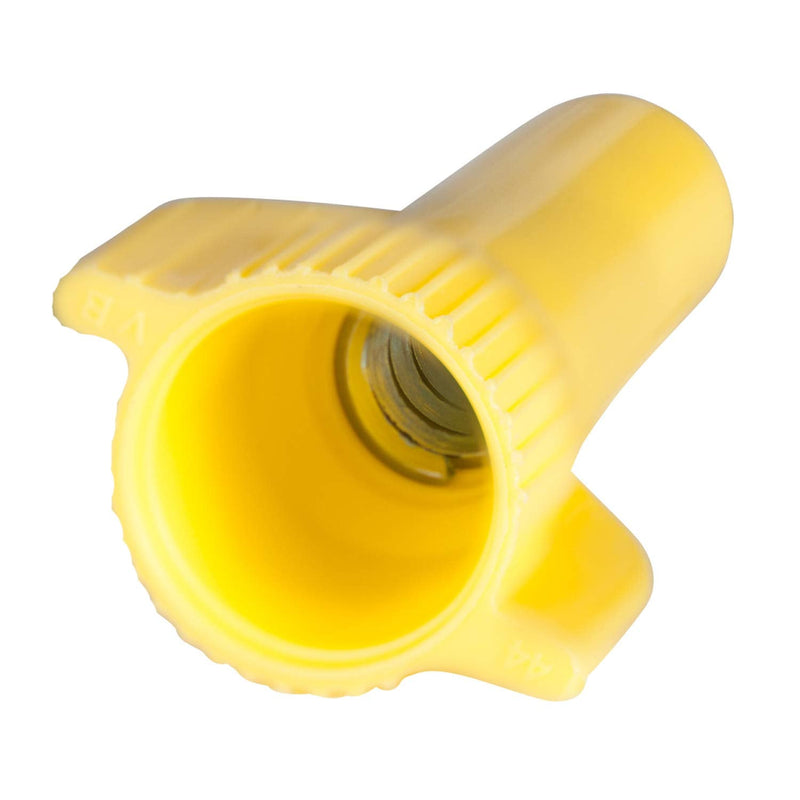 Gardner Bender 17-084 Winggard Twist-On Wire Connector, 22-10 Awg, 300 V, 600 V, Thermoplastic, 50 Pack, Yellow, 50 Count 22 - 10 AWG