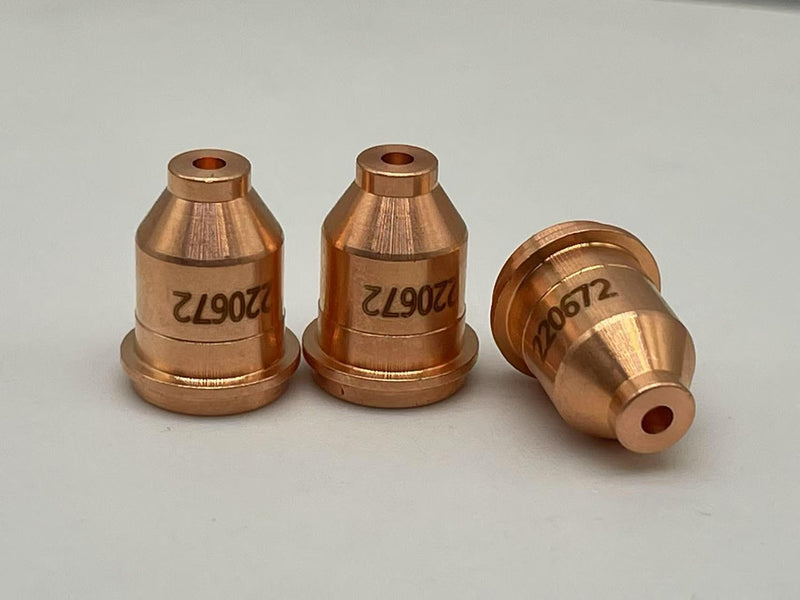 20Pcs 220672 Gouging Nozzle Tip for Hypertherm PMX45 T45V Plasma Cutting Torch Consumables