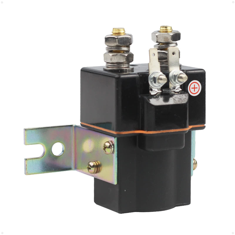 48V Golf Cart Solenoid with Resistor 4 Terminal Solenoid Coil Replacement for Club Car 95-Up DS and 2004-2008 Precedent Golf Carts 101908701 102774701 5722