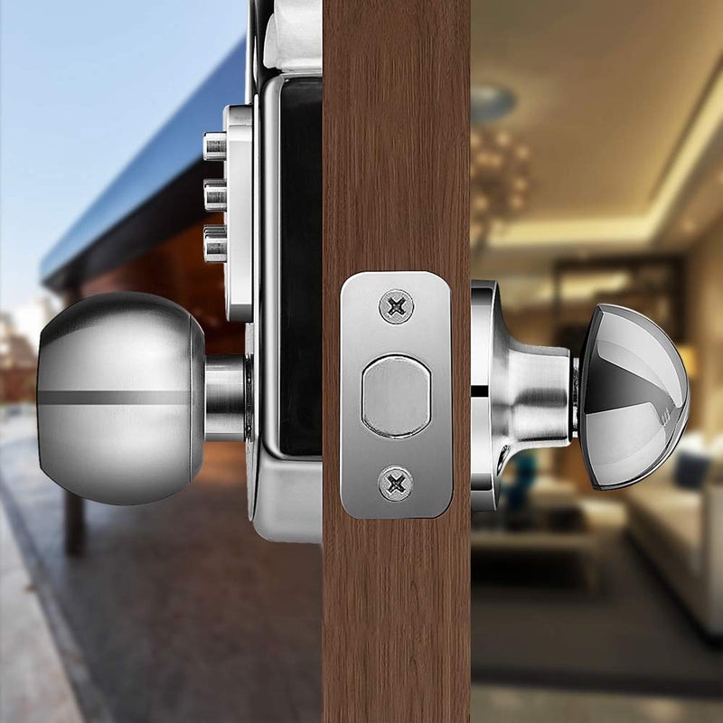 Keyless Entry Keypad Deadbolt Door Lock 304 Stainless Steel 100% Mechanical - No Risk of Low Power