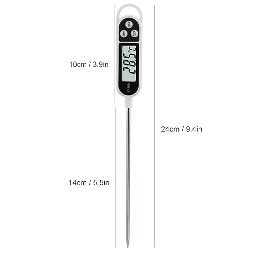 Milk Thermometer Electronic Thermometer Food Thermometer for Testing Liquid Water Baby Milk Oil Temperature - NewNest Australia