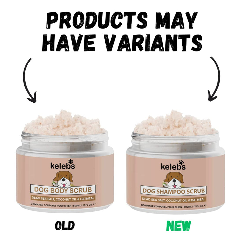 Exfoliating Dead Sea Salt & Coconut Oil Dog Scrub - Deep-Cleansing, Anti-Itch, Moisturizing with Oatmeal & Essential Oils - PawsPlanet Australia