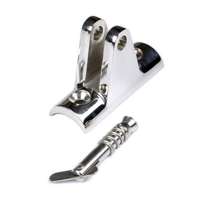 2 Pieces of Bimini Top Deck Hinge Stainless Steel 316 Bimini Top Fitting Hardware with Screws for Boat Yacht(2)
