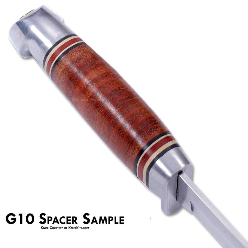 G10 - Knife Handle Spacer Material - (3 x 12 x .060 Inches) - Double Black (3 x 12 x .060)