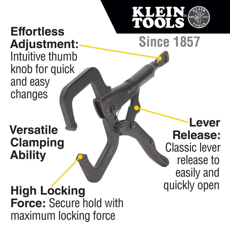 C-Clamp Locking plier w/Standard Jaws 6" 6-In Standard Jaw