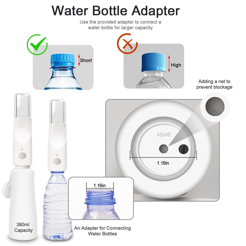 Electric Portable Bidet, Handheld Personal Travel Bidet for Daily Care, Physiological Cleansing, Soothing Postpartum Care/Perineum and hemorrhoid Relief