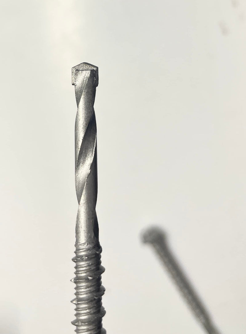 MasTek Self-Drilling Concrete Screws 1/4 x 3 Steel Tungsten Carbide Tip (15PK) 25X300MSDC-25