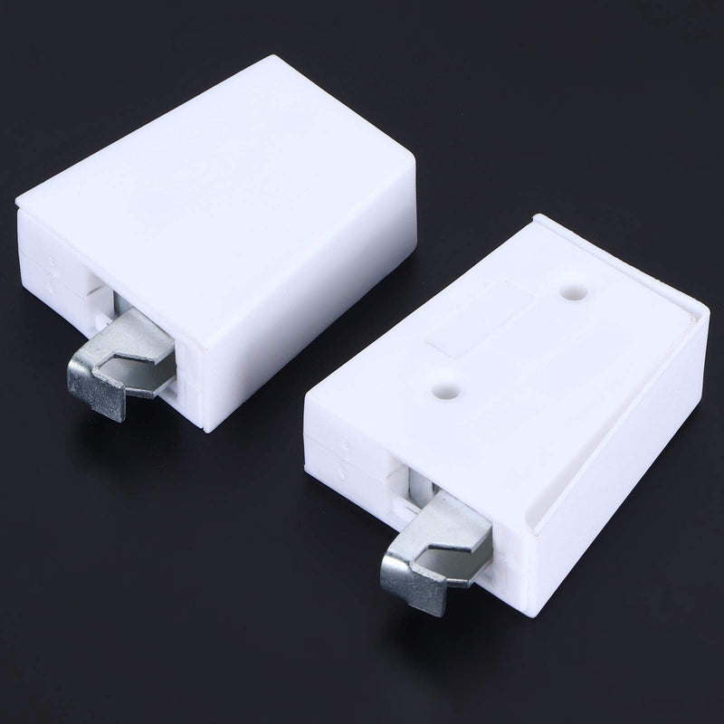 Raguso 2Set 63mm Universal Kitchen Cabinet Hanging Bracket and Wall Hanging Plate for The Wall mounting of Pieces of Furniture Set of 2