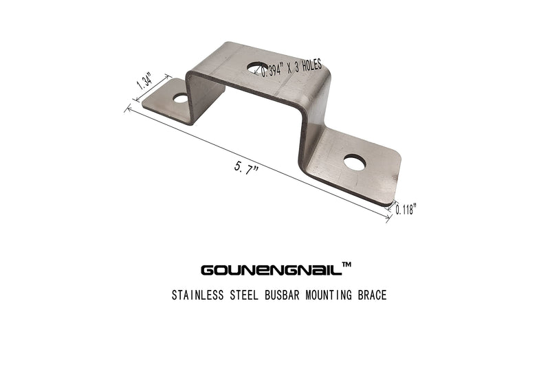 4pcs Busbar Mounting Brackets, Stainless Steel Busbar Insulator Supporter