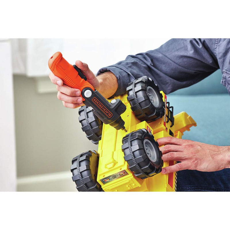 BLACK+DECKER 4V MAX* Cordless Screwdriver with LED Light (BDCSFL20C)