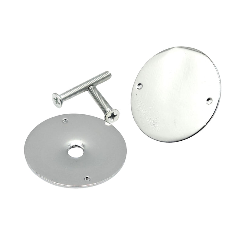 M7 Dummy Mortise Cylinder 1-7/8" | Cylindrical Lockset Cover Plate | Mortise Lock Cylinder Hole Cover | Brushed Chrome
