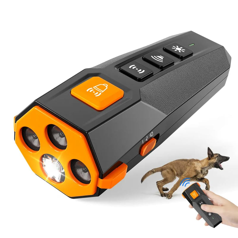 Marjina Dog Bark Deterrent Device – Most Powerful Anti Barking Device for Dogs, Indoor Bark Stopper, Dog Whistle to Stop Barking, Humane Dog Training Tool (Rechargeable)