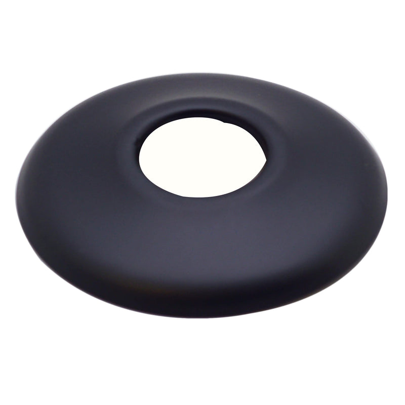 Westbrass Flat Head Toilet Kit with Round Handles, 1/2" IPS x 3/8" OD x 20", Matte Black, D103KFH-62 1 Pack