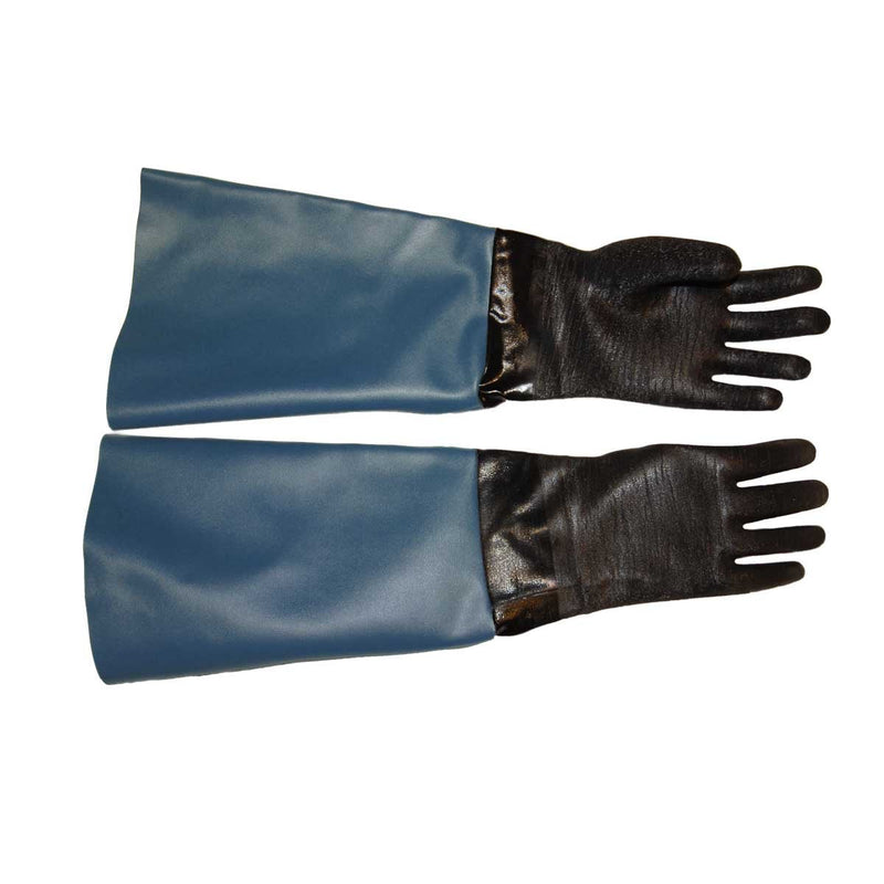 Gloves for Sandblasting Sandblaster Sand Blast Cabinet - 7.5" x 26" Made in USA