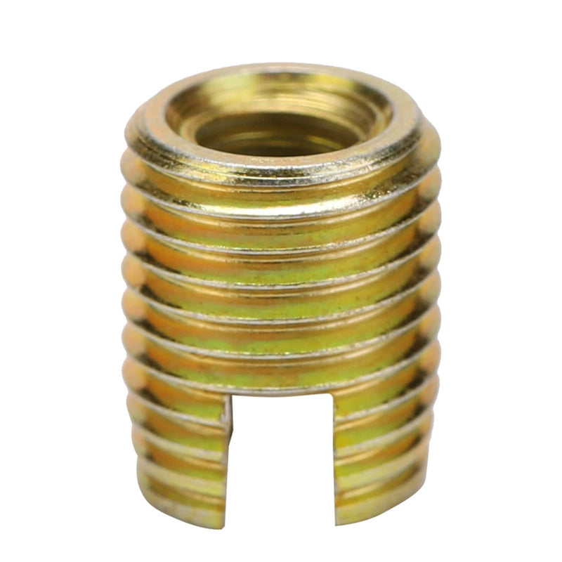 Self Tapping Thread Inserts - Thread Adapter, 20Pcs 302 Carbon Steel Thread Inserts Kit, Vibration Resistant & Easy Install, Brass Self-Tapping for Wide Industrial Applications