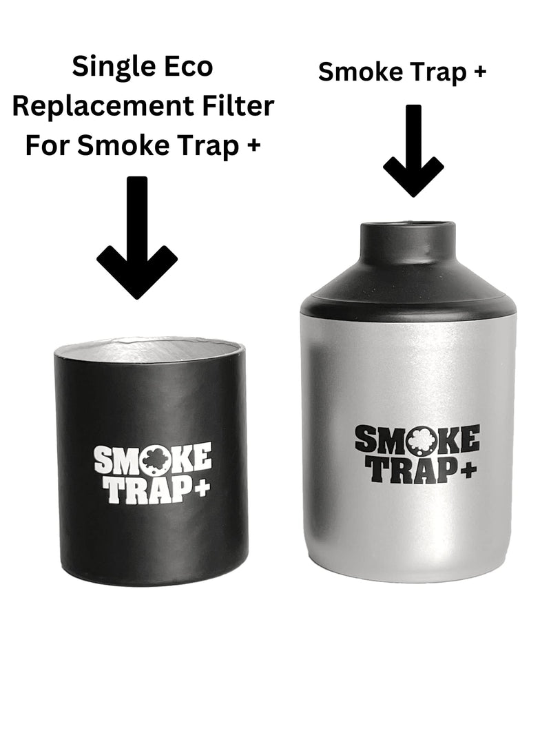 ECO Replacement Filter Cartridges For Smoke Trap + | Triple Replacement Filters - Zero Plastic Waste Replacement Filters - Maximum Air Flow While Exhaling - Long Lasting 500+ Exhales (3)… 3