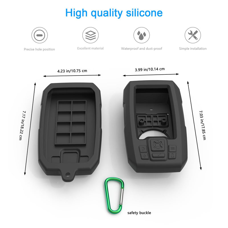 Silicone Protective Case and Screen Cover for Garmin Striker Vivid 4cv (010-02550-00) and Striker Plus 4 (010-01870-00), Transducer Cover