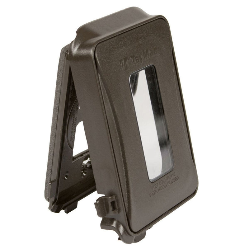 TayMac ML450Z Single-Gang Mount 16-in-1 Flat Nonmetallic Weatherproof Vertical/Horizontal, 1-Pack, Bronze