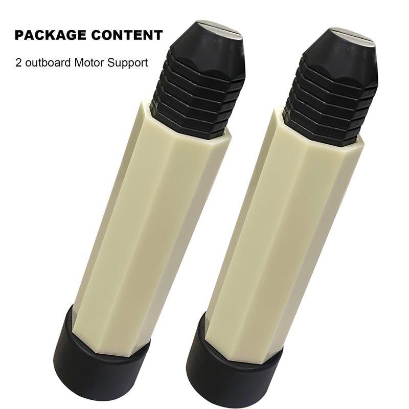 Transom Saver,Outboard Motor Support,Trailering Transom Rubber Support for 3-RAM Hydraulic Tilt and Trim Systems (2 pieces)