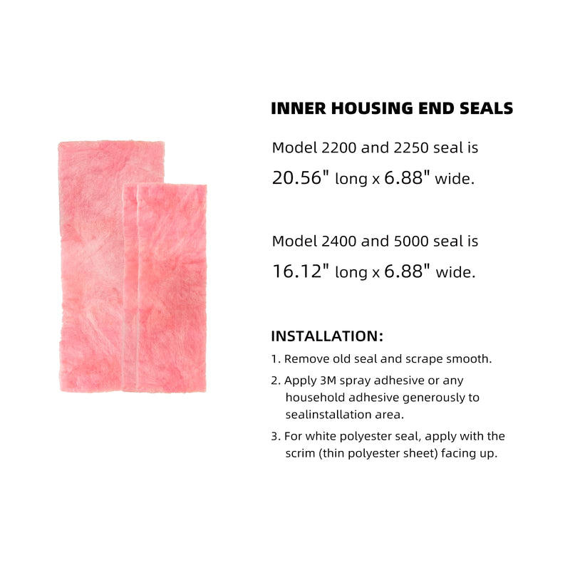 4725 Seal Kit, Universal Door Seal Kit Compatible with Aprilaire 4725, 4345, 4233 & Fits for Space-Gard Air Purifier Models 2200, 2250, 2400, 5000 | Easy Installation Materials