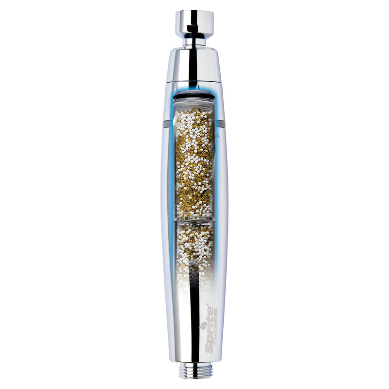 Sprite HF2-GD Shower Hose Filter 2 with HHC Filter Cartridge, Gold