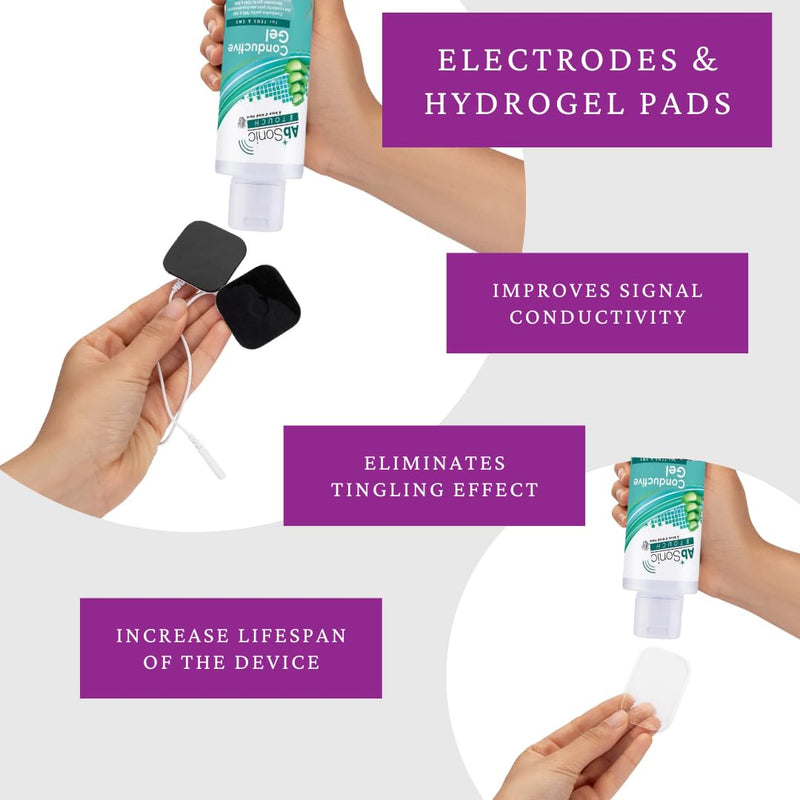 Absonic Touch with Aloe - Conductive Gel for Cavitation, Doppler, Muscle Stimulation, NuFace, Ultrasonic Devices & Microcurrent- - 2 x 250 ml (2 x 8.5 oz)