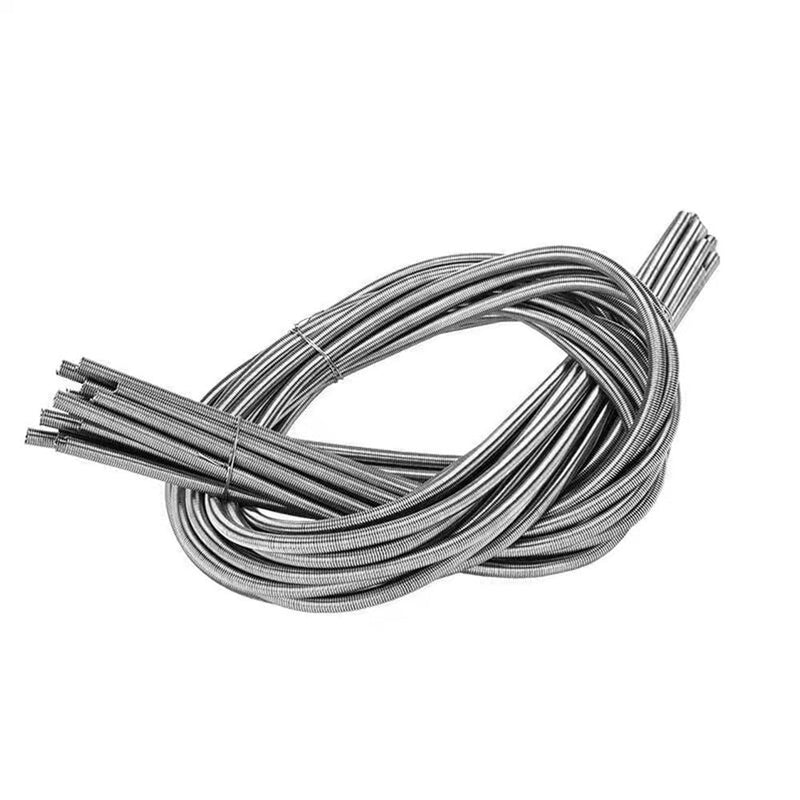 Sheath Spring Stainless Steel Tension Spring Extension Spring Out Dia 8mm 5 Pieces 3.28Ft (0.5X8mm, 5) 0.5X8mm