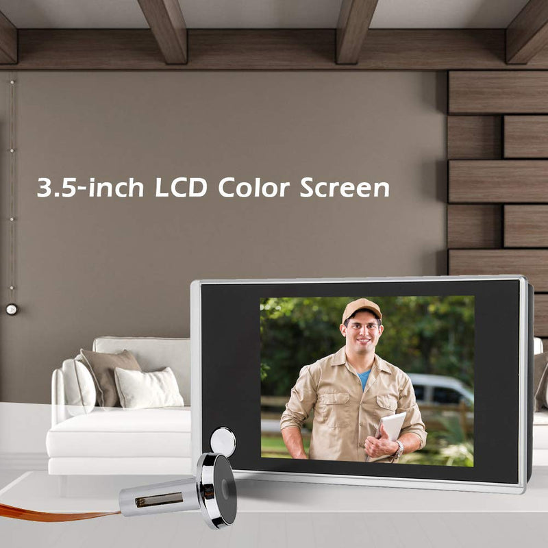 Sonew 3.5inch Digital LCD Peephole Viewer with Wide Angle Lens for Enhanced Home Security and Easy Installation (#01 Door Viewer)