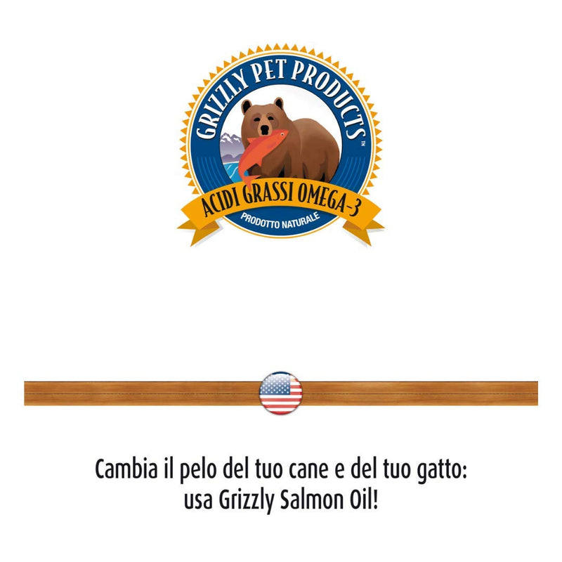 Grizzly Pure Wild Salmon Oil 125ml - PawsPlanet Australia