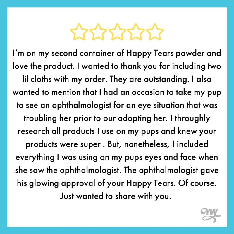 Happy Tears® Kit Complete Tear Stain Remover for Dogs - PawsPlanet Australia