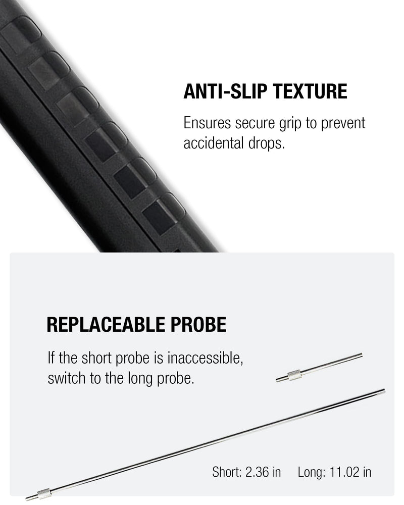 ALLOSUN Automotive Electronic Mechanics Stethoscope Electronic EAR Diagnostic Device Kit EM410 with Short and Long probe