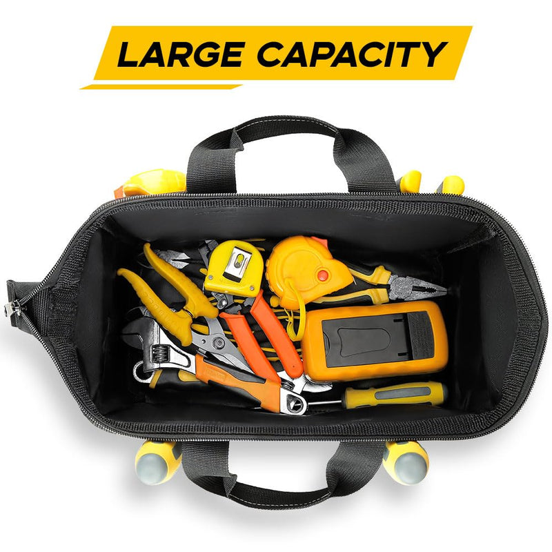 Tool Bag, Green, 31 cm/12 Inches, Made of 1680D Polyester, Ideal for DIY and Craftsmen (12 Inches) 12 inch
