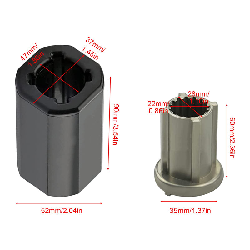 Mercury Prop Hub Kit, 835257K1 835257Q1 Flo-Torq II Hub Kit Replace for Mercury 135-300 HP/Mercruiser Alpha Bravo One Drives, Replacement Quicksilver