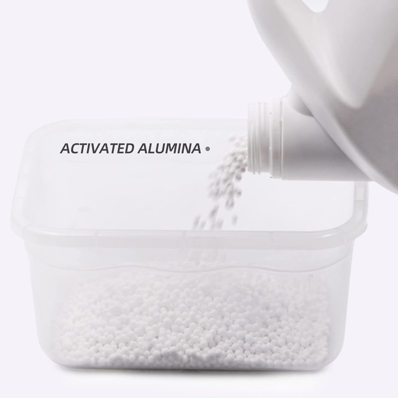 Wisesorb 7.5 LBS Activated Alumina, Alumina Desiccant, Reusable Desiccant Dehumidifier with 20pcs Resealable Nonwoven Zip Bags