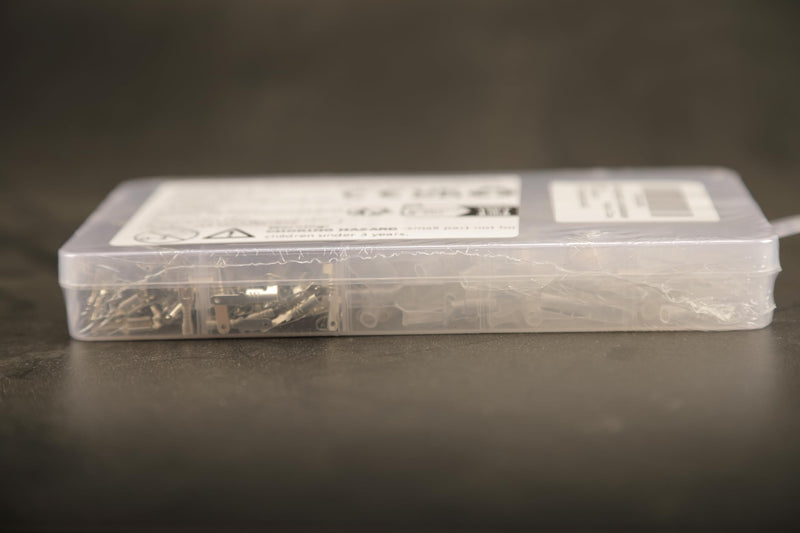 540pcs 2.8mm 4.8mm 6.3mm Male and Female Spade Connectors Kit with Insulating Sleeve, Crimp Connectors Crimp Terminals Electrical Connectors, Electrical Terminals for Electrical Wiring 540
