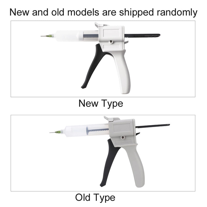30ml Dispenser Glue Gun, Manual Dispenser Glue Gun Plastic Manual Single Tube Handle Tool for Pressing Squeezing (1) 1