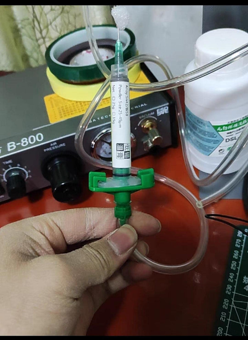 Utoolmart Air Tube 5cc Glue Adhesive Dispenser Tube Syringes Connector Adapter for Industrial 2 Pcs 5cc，2pcs