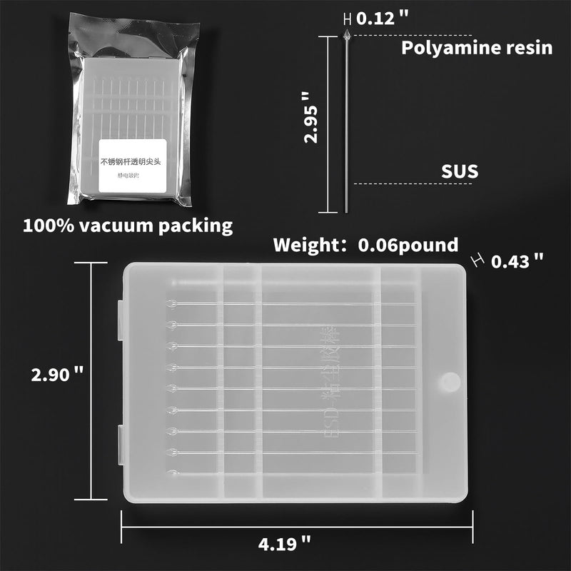 ESD Safe Anti-Static Gel Swabs for AI Chips & GPU (Stainless Steel Handle) – Non-Abrasive for NVIDIA/SpaceX/PCB/Circuit Boards – Lab-Grade No Residue Precision Electronics Maintenance High Viscosity-Transparent